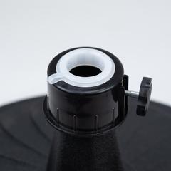 22" Diameter Resin Black Umbrella Base Fits 1.5" & 2.0" Diameter Umbrella Poles