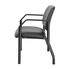 Boss Antimicrobial Guest Chair, 500 lb. weight capacity