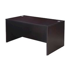 Mahogany Office Desk With Classic Design And Sturdy Construction