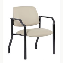 Boss Antimicrobial Guest Chair, 500 lb. weight capacity
