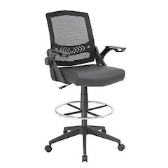 Boss Mesh Drafting Stool w/ Flip Arms