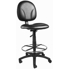 Boss Black Caressoft Drafting Stools W/Footring
