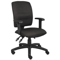 Boss Multi-Function Fabric Task Chair W/ Adjustable Arms