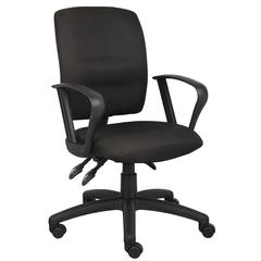 Boss Multi-Function Fabric Task Chair W/Loop Arms