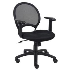 Boss Mesh Chair With Adjustable Arms