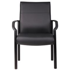 Boss Mid Back Guest Chair In LeatherPlus