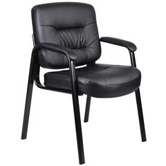 Boss Executive Mid Back LeatherPlus Guest Chair
