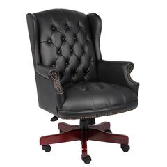 Boss Wingback Traditional Chair In Black