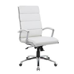 Boss Executive CaressoftPlus™ Chair with Metal Chrome Finish