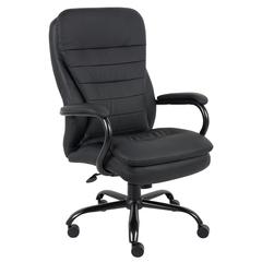Boss Heavy Duty Double Plush CaressoftPlus Chair - 400 Lbs.