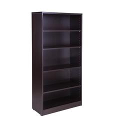 Boss Bookcase, 31W X14D X 65.5H  Mocha