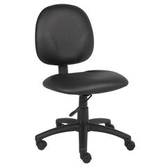 Boss Diamond Task Chair In Black Caressoft