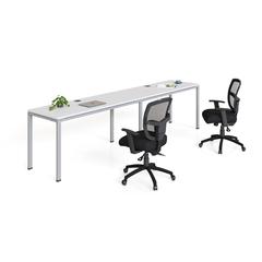 Double Desk, Side By Side, 66" X 30" Desk Top (Ea), White
