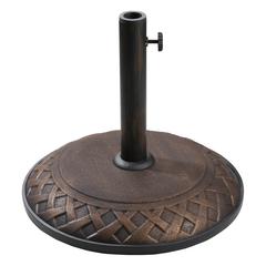 Compound Resin Basket Weave Umbrella Stand