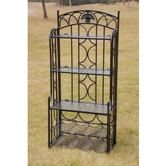 Iron 5-Tier Bakers/Wine Rack