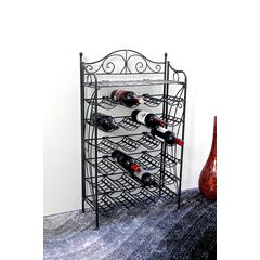 Iron 24-Bottle Wine Rack