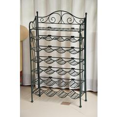 Iron 24-Bottle Wine Rack