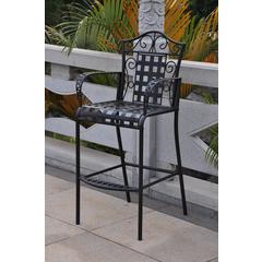 Set of 2 Mandalay Iron Bar Height Chair