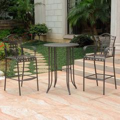 Set of Three Iron Bar Bistro