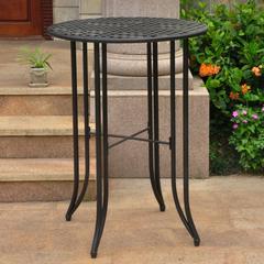 Mandalay Iron Bar Height Round Table