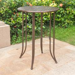 Mandalay Iron Bar Height Round Table