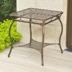 Santa Fe Iron Nailhead Side Table