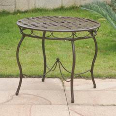 Nailhead Iron Bistro Table