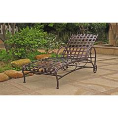 Santa Fe Nailhead Single Multi Position Chaise Lounge