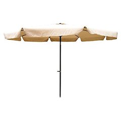 Outdoor 10 Foot Aluminum Umbrella with Flaps