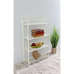 Iron 4-Tier Folding Bakers Rack