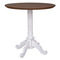 Ashbury Pedestal Base Table Antique White