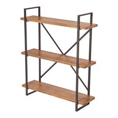 Hamburg Contemporary Laredo Three Tier Shelf