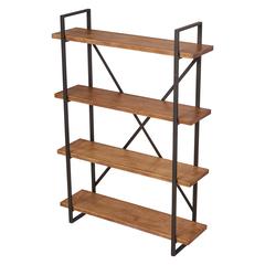 Hamburg Contemporary Laredo Four Tier Shelf