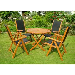 Caceres Royl Tahiti 5-Piece Patio Set