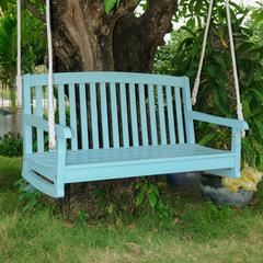Acacia Two Seater Swing With Curved Back