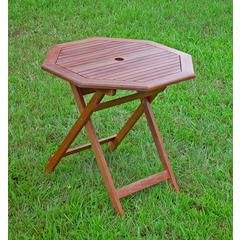 Acacia Octagonal Folding Table