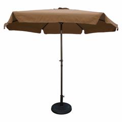 Outdoor 9 Foot Aluminum Umbrella With Flaps