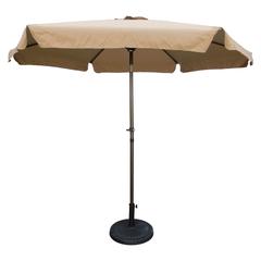 Outdoor 9 Foot Aluminum Umbrella With Flaps