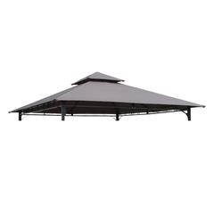ST. Kitts Replacement Canopy for 10-foot Vented Canopy Gazebo, Grey