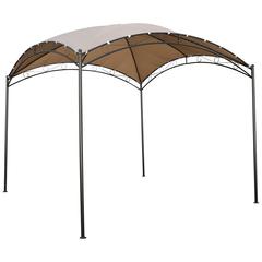 Square 10 Foot Dome Top Gazebo