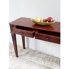Windsor Two Drawer Rectangular Console Table