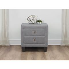 Night Stand With One Drawer, Fabric