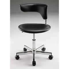Pvc Office Chair, 19.5"X19.5"X26"-30"H