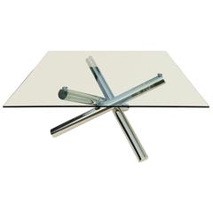 60"Square Table,Clear 12Mm
