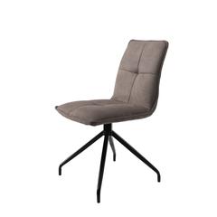 Dining Chair With Fabric Seat, Set Of 2