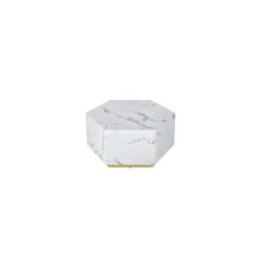 Hexagon MDF Coffee Table in White