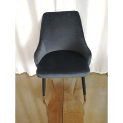 Dining Chair In Gray Farbric, Set Of 2