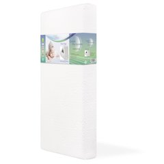Evolur Sleep, Comfort Balance Plus Supreme 260 Coil Inner Spring Crib And Toddler Mattress I Waterproof I Green Guard Gold Certified I Removable Cover