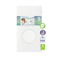 Evolur Sleep, Comfort Plus Classic 150 Coil  Inner Spring Crib And Toddler Mattress I Waterproof I GreenGuard Gold Certified I Removable Cover