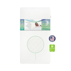 Evolur Sleep, Comfort  Lite Plus Fiber Crib And Toddler Mattress I Waterproof I Green Guard Gold Certified I Removable Cover